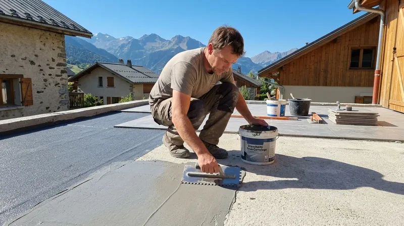 Étanchéité sous carrelage & terrasse carrelée Grenoble